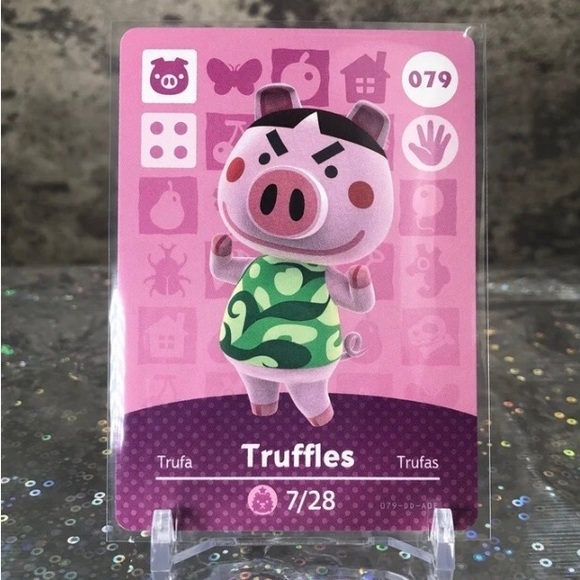 Truffles #079 Animal Crossing Amiibo Card - Picture 2 of 3